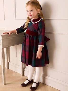 Pepa London grosvenor red tartan dress